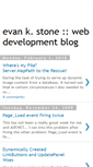 Mobile Screenshot of evankstone-webdevelopment.blogspot.com