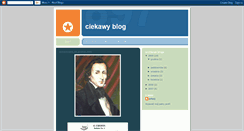 Desktop Screenshot of bardzociekawyblog.blogspot.com