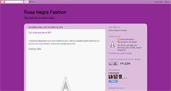 Desktop Screenshot of negrarosafashion.blogspot.com