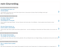 Tablet Screenshot of mein-gitarrenblog.blogspot.com