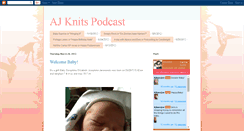 Desktop Screenshot of ajknitspodcast.blogspot.com