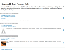 Tablet Screenshot of niagaraonlinegaragesale.blogspot.com