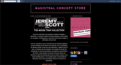 Desktop Screenshot of magistralconceptstore.blogspot.com