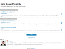 Tablet Screenshot of goldcoastpropertyblog.blogspot.com