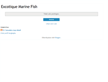 Tablet Screenshot of excotique-fish.blogspot.com