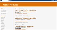 Desktop Screenshot of mods-modules.blogspot.com