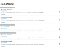 Tablet Screenshot of mods-modules.blogspot.com