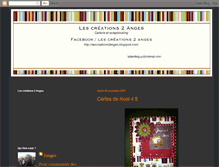 Tablet Screenshot of lescreations2anges.blogspot.com