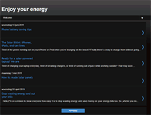 Tablet Screenshot of enjoyenergy.blogspot.com