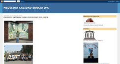 Desktop Screenshot of medicioncalidadeducativa.blogspot.com