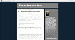 Desktop Screenshot of blogdocerqueira.blogspot.com