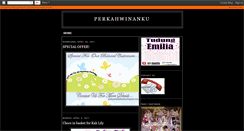 Desktop Screenshot of perkahwinanku.blogspot.com