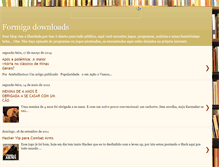 Tablet Screenshot of formigadownloads.blogspot.com