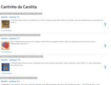 Tablet Screenshot of cantinhodacarolita.blogspot.com