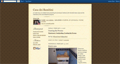 Desktop Screenshot of casadeibambini.blogspot.com