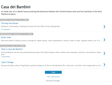 Tablet Screenshot of casadeibambini.blogspot.com