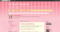 Desktop Screenshot of couponing4college.blogspot.com