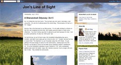 Desktop Screenshot of jonslineofsight.blogspot.com