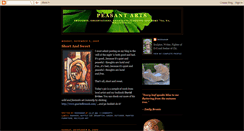 Desktop Screenshot of peasantarts.blogspot.com