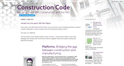 Desktop Screenshot of constructioncode.blogspot.com