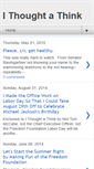 Mobile Screenshot of ithoughtathink.blogspot.com