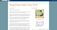 Desktop Screenshot of hopechestindia.blogspot.com