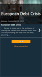 Mobile Screenshot of europeandebtcrisis.blogspot.com