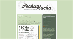 Desktop Screenshot of pechakucha-sanluisobispo.blogspot.com