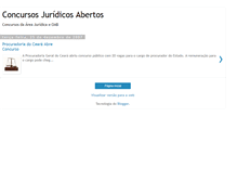 Tablet Screenshot of concursosjuridicosabertos.blogspot.com