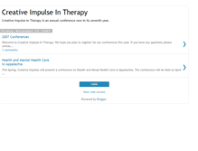 Tablet Screenshot of creativeimpulseintherapy.blogspot.com