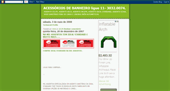 Desktop Screenshot of acessoriosdebanheiro.blogspot.com