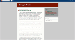 Desktop Screenshot of grumpyintoronto.blogspot.com