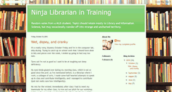 Desktop Screenshot of ninjalibrarianintraining.blogspot.com