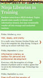 Mobile Screenshot of ninjalibrarianintraining.blogspot.com
