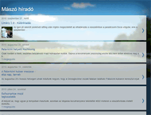 Tablet Screenshot of maszohirado.blogspot.com