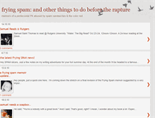 Tablet Screenshot of fryingspam.blogspot.com