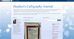 Desktop Screenshot of amateurcalligrapher.blogspot.com