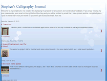 Tablet Screenshot of amateurcalligrapher.blogspot.com