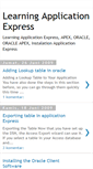 Mobile Screenshot of learn-apex-oracle.blogspot.com