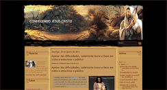 Desktop Screenshot of conhecendojesuscristo.blogspot.com