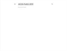 Tablet Screenshot of aliasalleh.blogspot.com