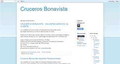 Desktop Screenshot of crucerosbonavista.blogspot.com