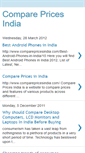 Mobile Screenshot of comparepricesinindia.blogspot.com