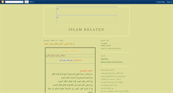 Desktop Screenshot of islamrelated.blogspot.com