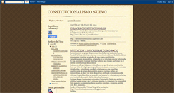 Desktop Screenshot of constitucionalismonuevo.blogspot.com