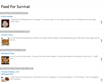 Tablet Screenshot of foodforsurvival.blogspot.com