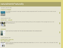 Tablet Screenshot of naturalmentenaturally.blogspot.com