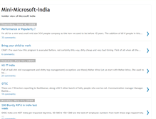 Tablet Screenshot of mini-microsoft-india.blogspot.com