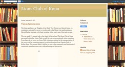 Desktop Screenshot of lionsclubofkona.blogspot.com