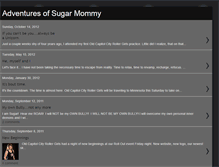 Tablet Screenshot of adventuresofsugarmommy.blogspot.com